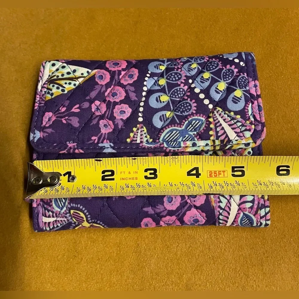 Vera Bradley Wallet Batik Leaves
